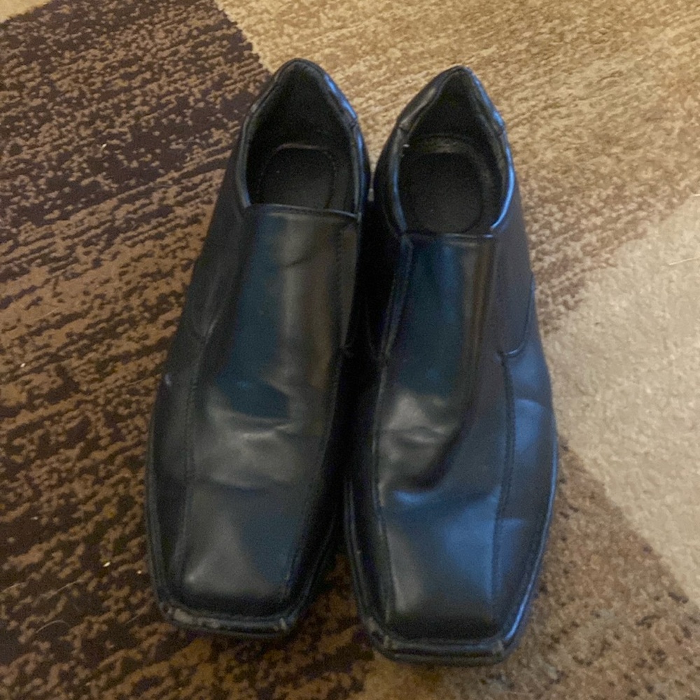 Dexter Slip-On Faux Leather Loafers Dress Shoes Men's Size 15 Black